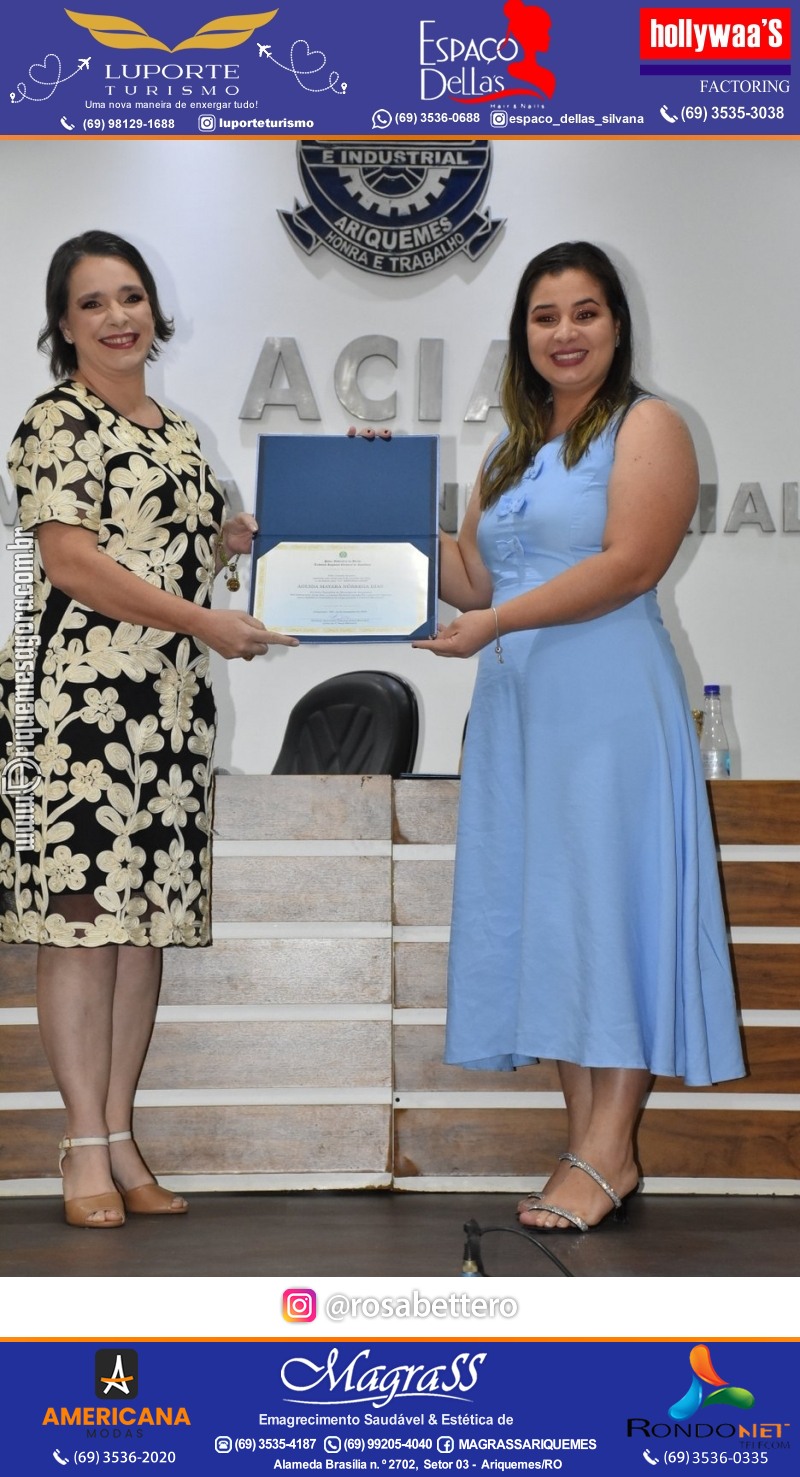 Diplomação Prefeita, Vice e Vereadores eleitos em Ariquemes Rondônia