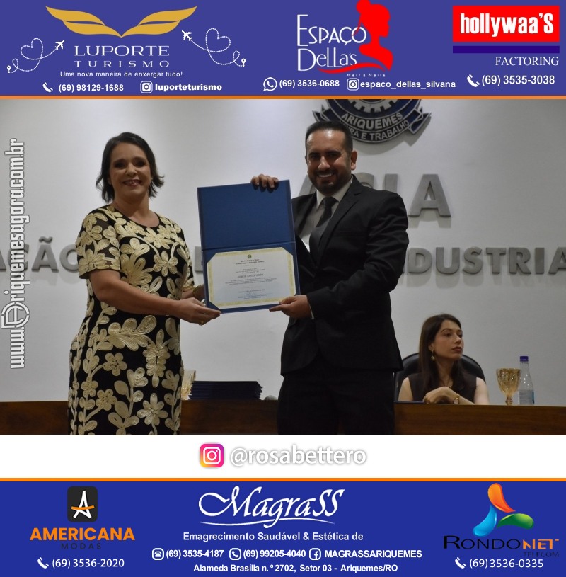 Diplomação Prefeita, Vice e Vereadores eleitos em Ariquemes Rondônia