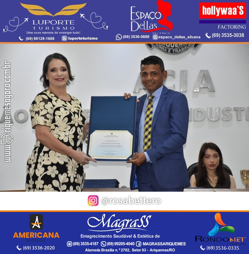 Diplomação Prefeita, Vice e Vereadores eleitos em Ariquemes Rondônia
