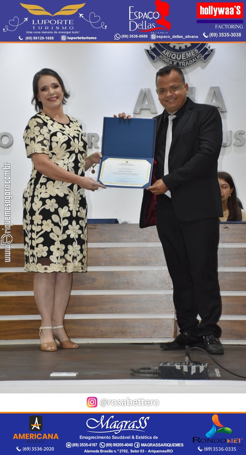 Diplomação Prefeita, Vice e Vereadores eleitos em Ariquemes Rondônia