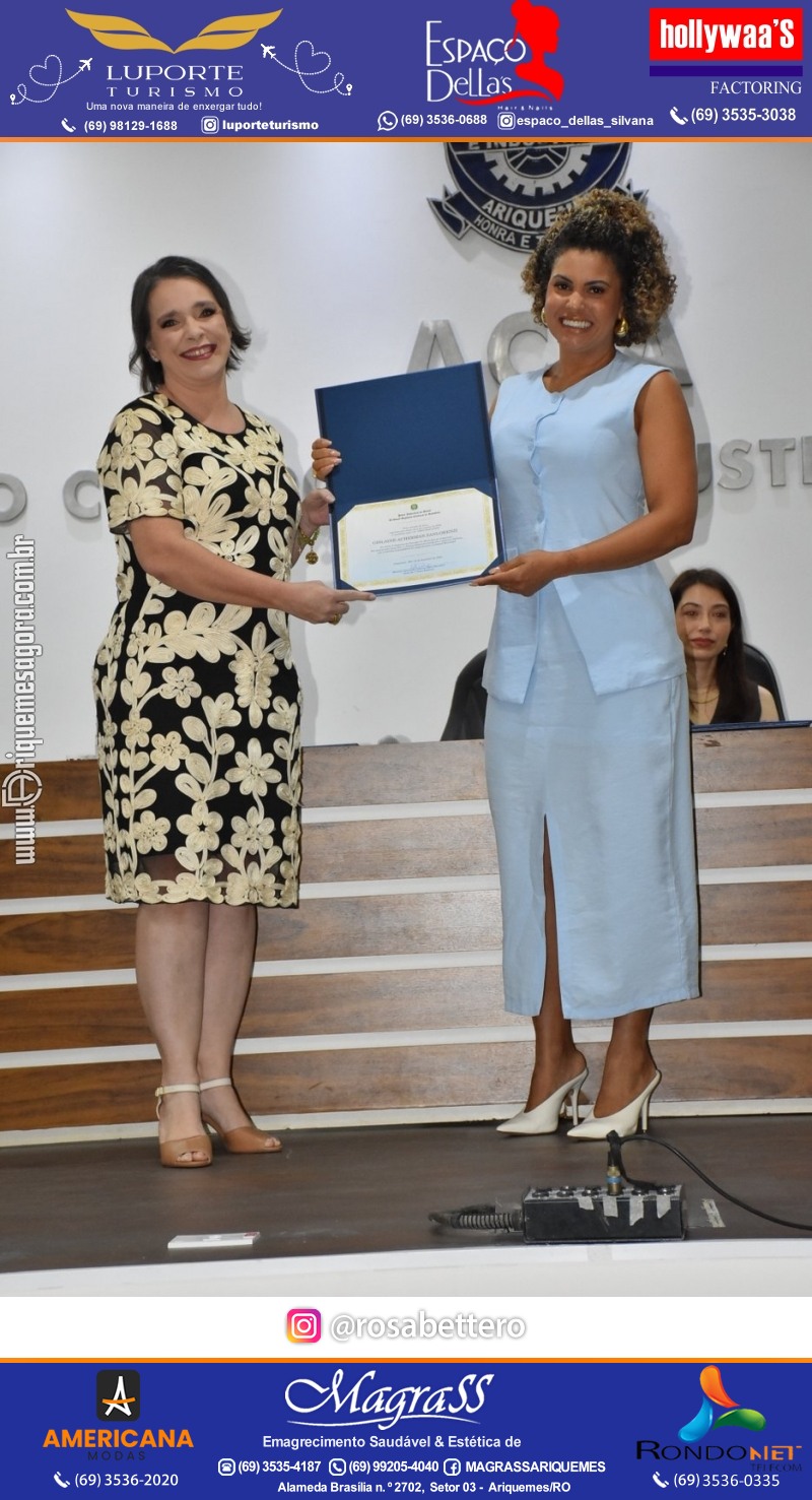 Diplomação Prefeita, Vice e Vereadores eleitos em Ariquemes Rondônia