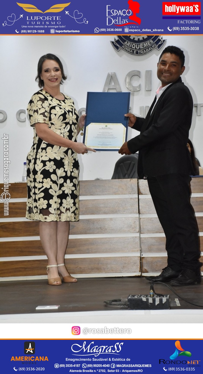 Diplomação Prefeita, Vice e Vereadores eleitos em Ariquemes Rondônia