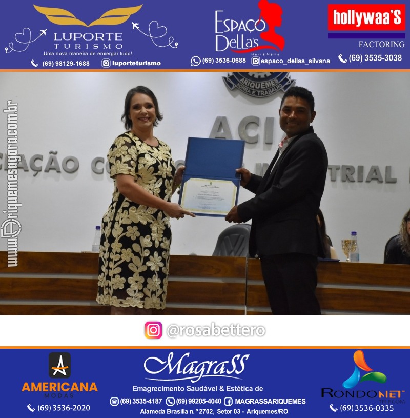 Diplomação Prefeita, Vice e Vereadores eleitos em Ariquemes Rondônia
