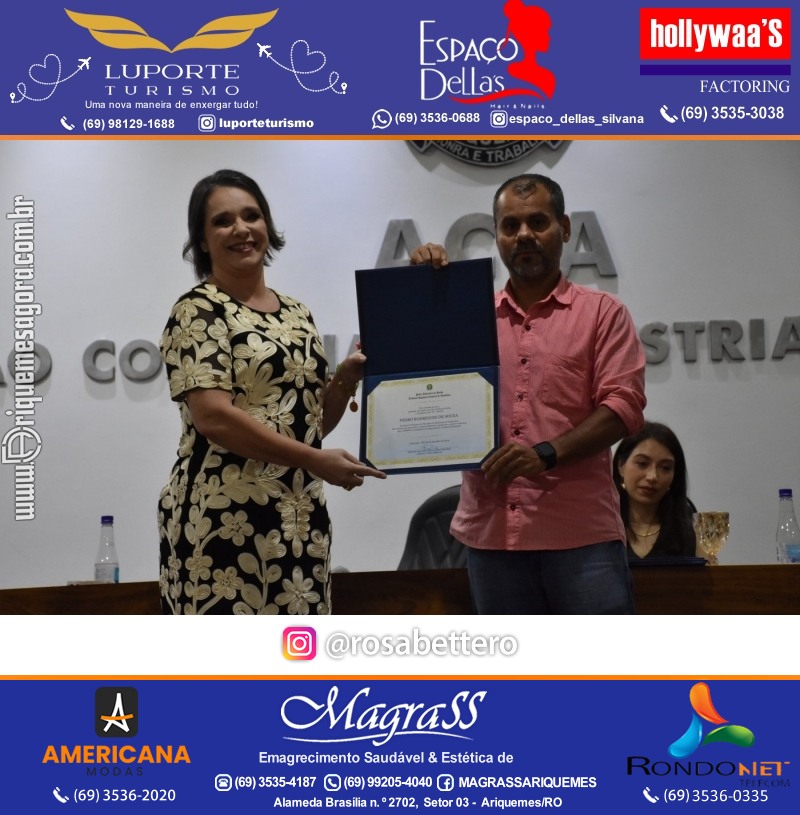 Diplomação Prefeita, Vice e Vereadores eleitos em Ariquemes Rondônia
