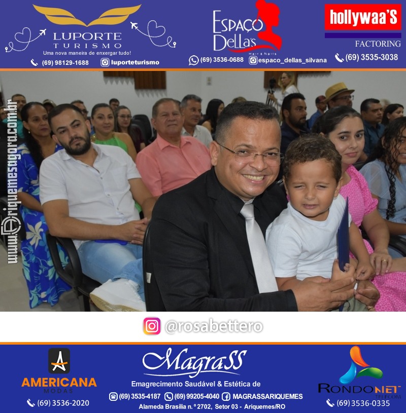 Diplomação Prefeita, Vice e Vereadores eleitos em Ariquemes Rondônia