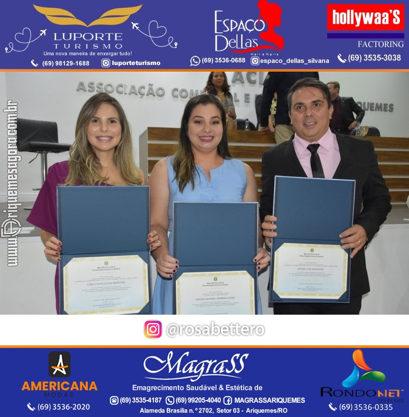 Diplomação Prefeita, Vice e Vereadores eleitos em Ariquemes Rondônia