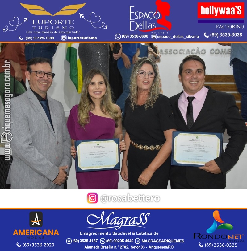 Diplomação Prefeita, Vice e Vereadores eleitos em Ariquemes Rondônia