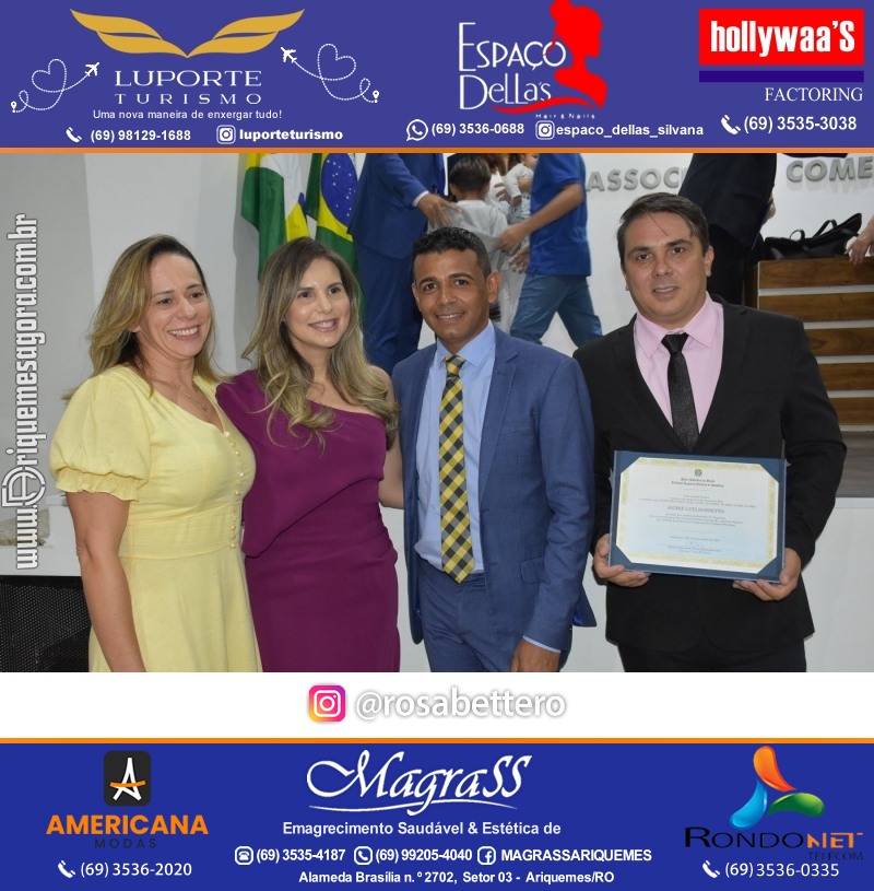 Diplomação Prefeita, Vice e Vereadores eleitos em Ariquemes Rondônia