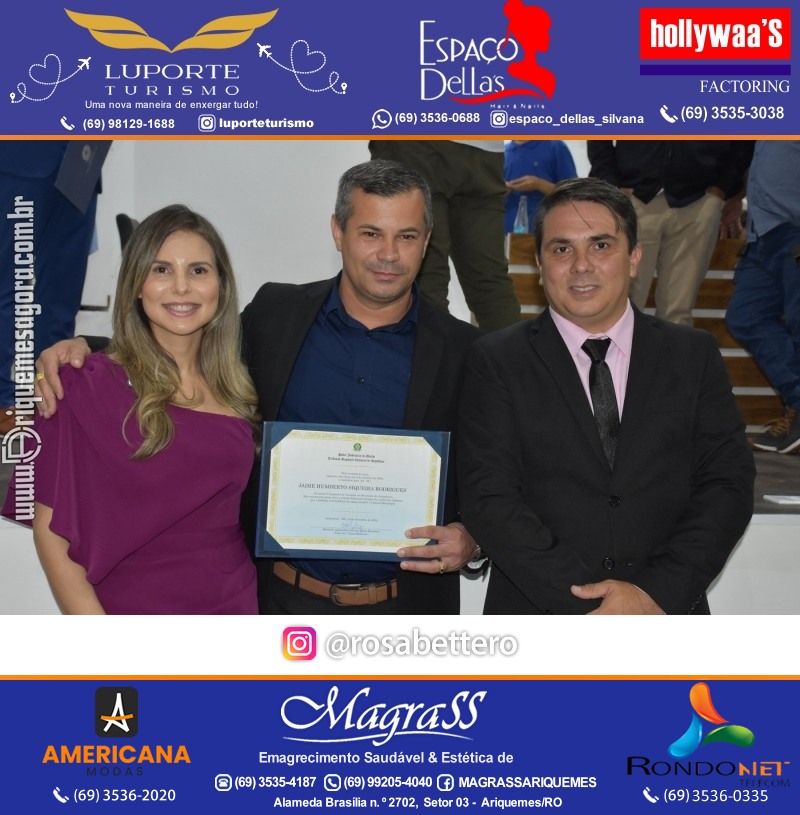 Diplomação Prefeita, Vice e Vereadores eleitos em Ariquemes Rondônia