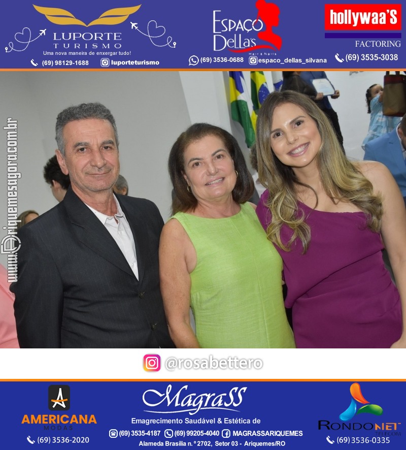Diplomação Prefeita, Vice e Vereadores eleitos em Ariquemes Rondônia
