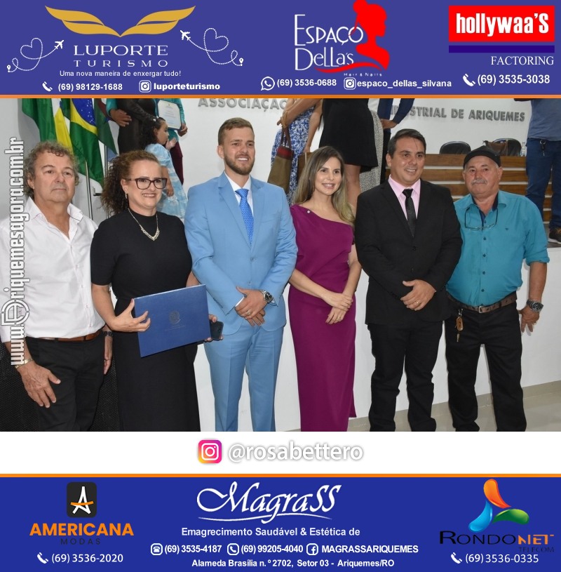 Diplomação Prefeita, Vice e Vereadores eleitos em Ariquemes Rondônia