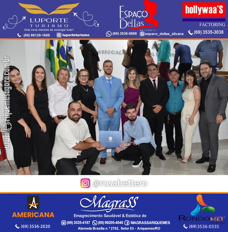 Diplomação Prefeita, Vice e Vereadores eleitos em Ariquemes Rondônia