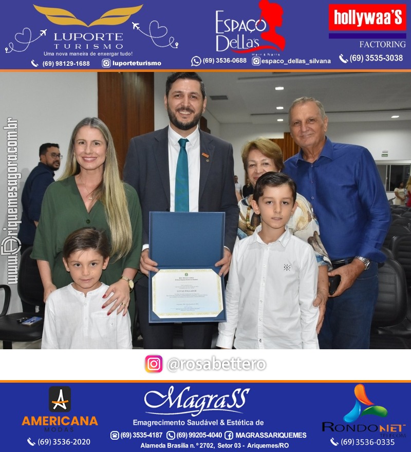 Diplomação Prefeita, Vice e Vereadores eleitos em Ariquemes Rondônia