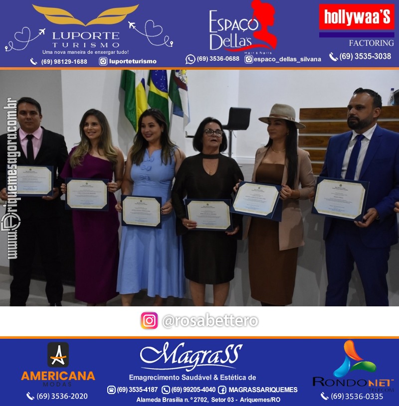 Diplomação Prefeita, Vice e Vereadores eleitos em Ariquemes Rondônia