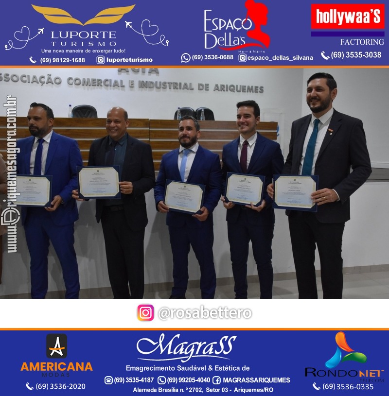 Diplomação Prefeita, Vice e Vereadores eleitos em Ariquemes Rondônia