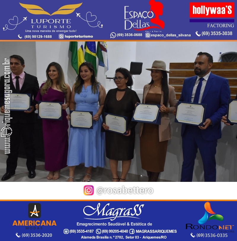 Diplomação Prefeita, Vice e Vereadores eleitos em Ariquemes Rondônia