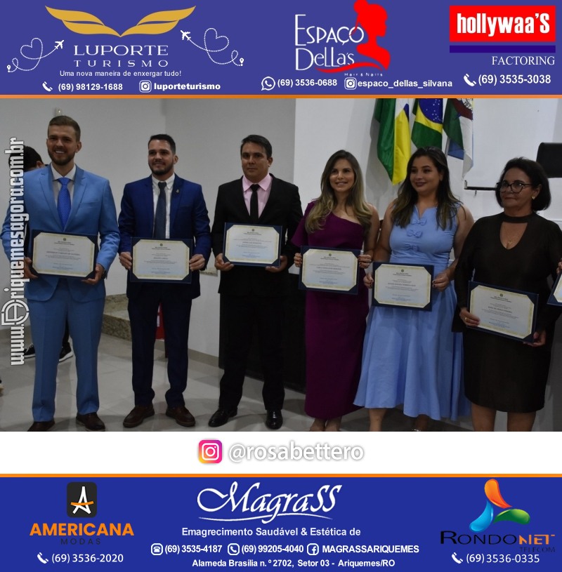 Diplomação Prefeita, Vice e Vereadores eleitos em Ariquemes Rondônia