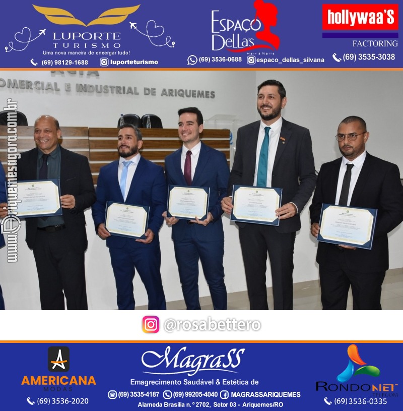 Diplomação Prefeita, Vice e Vereadores eleitos em Ariquemes Rondônia