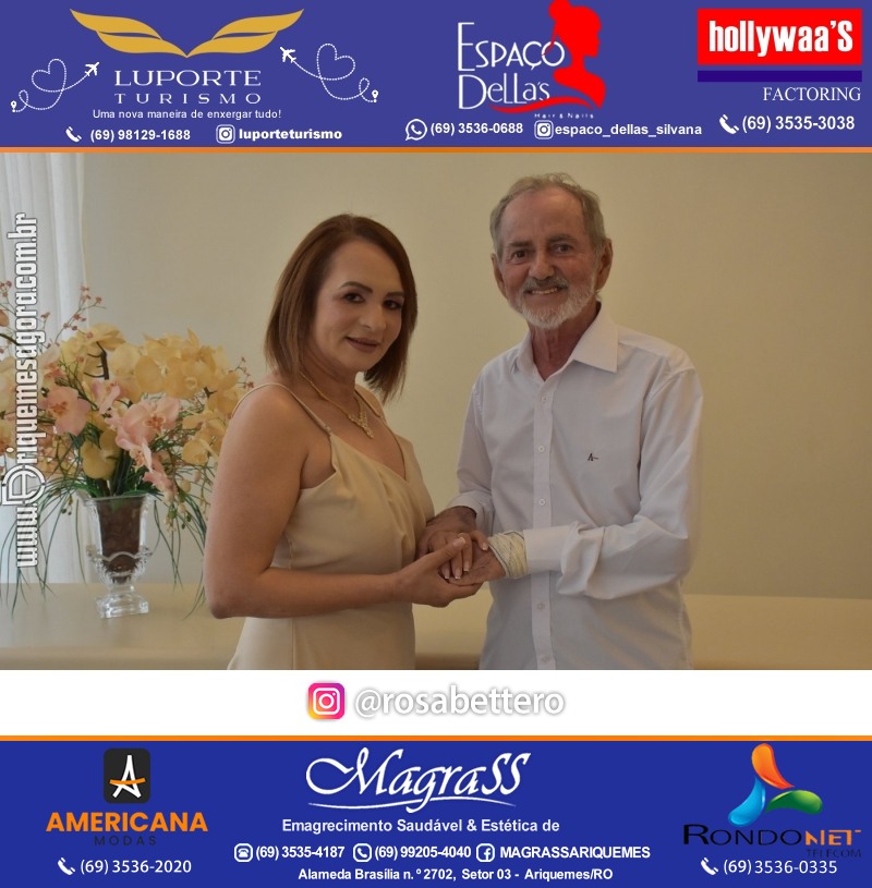 Casamento no Cartório Civil em Ariquemes de Lindalva Alves & Belmiro Ferreira
