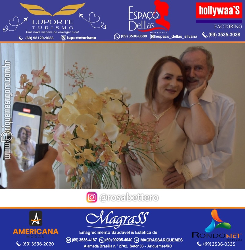 Casamento no Cartório Civil em Ariquemes de Lindalva Alves & Belmiro Ferreira