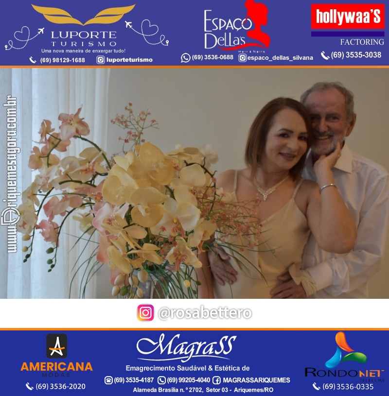 Casamento no Cartório Civil em Ariquemes de Lindalva Alves & Belmiro Ferreira