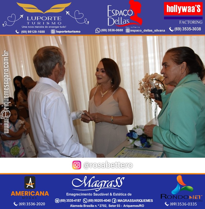 Casamento no Cartório Civil em Ariquemes de Lindalva Alves & Belmiro Ferreira