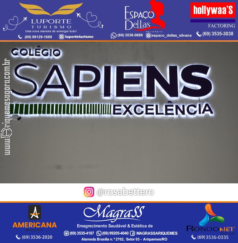 Coquetel Lançamento Oficial Colégio Sapiens Excelência em Ariquemes Rondônia
