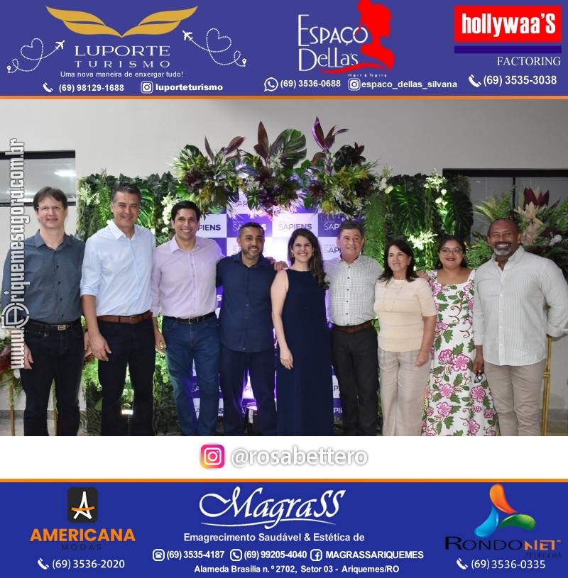 Coquetel Lançamento Oficial Colégio Sapiens Excelência em Ariquemes Rondônia
