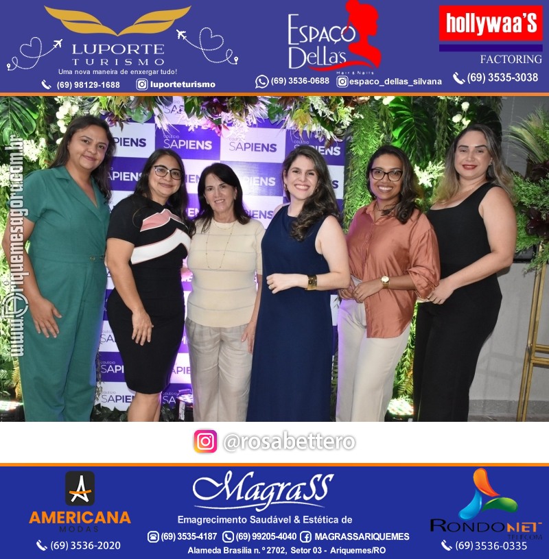 Coquetel Lançamento Oficial Colégio Sapiens Excelência em Ariquemes Rondônia
