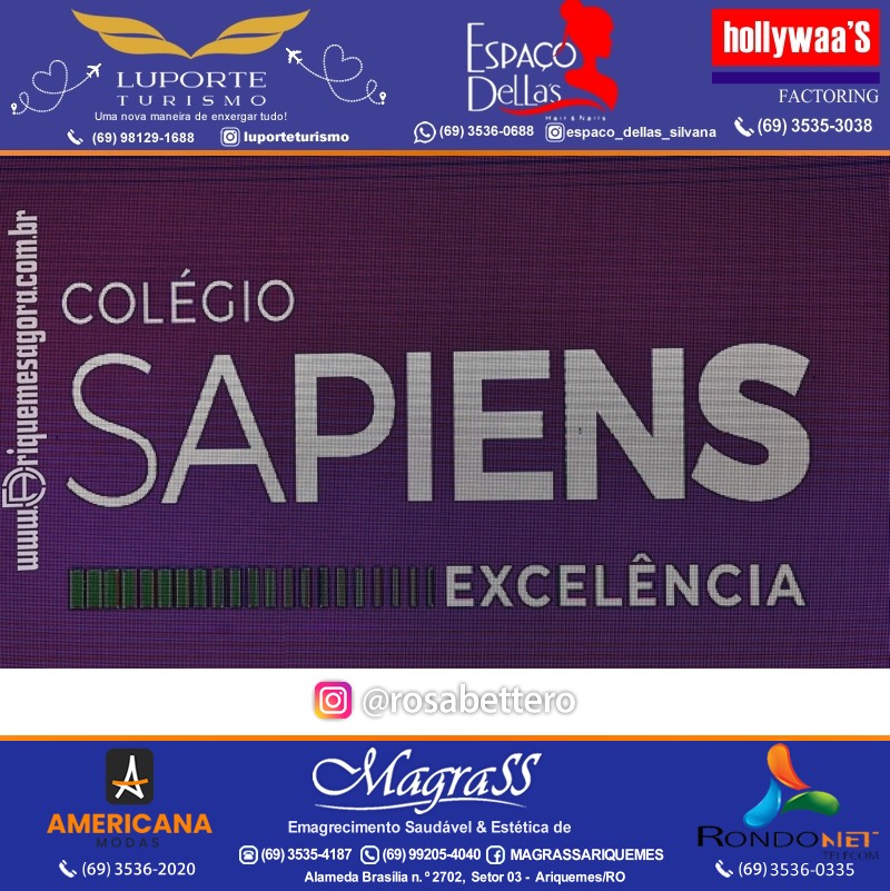 Coquetel Lançamento Oficial Colégio Sapiens Excelência em Ariquemes Rondônia