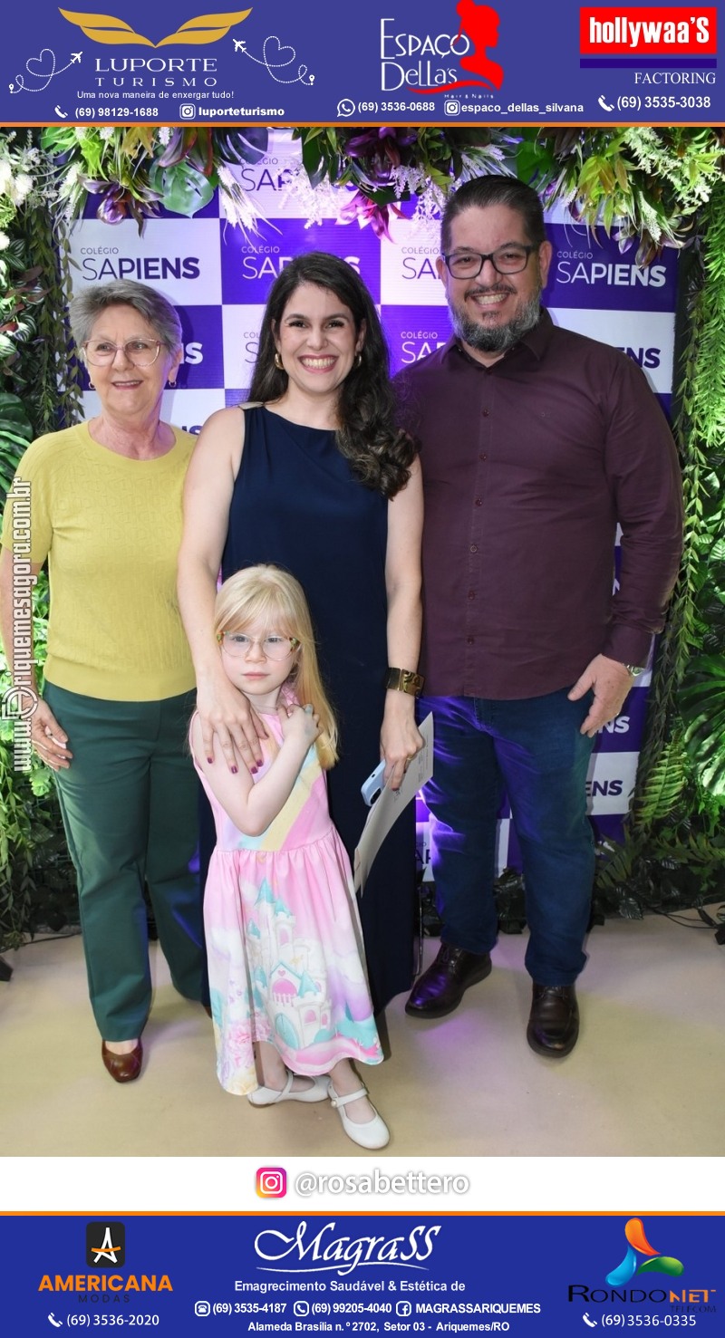 Coquetel Lançamento Oficial Colégio Sapiens Excelência em Ariquemes Rondônia