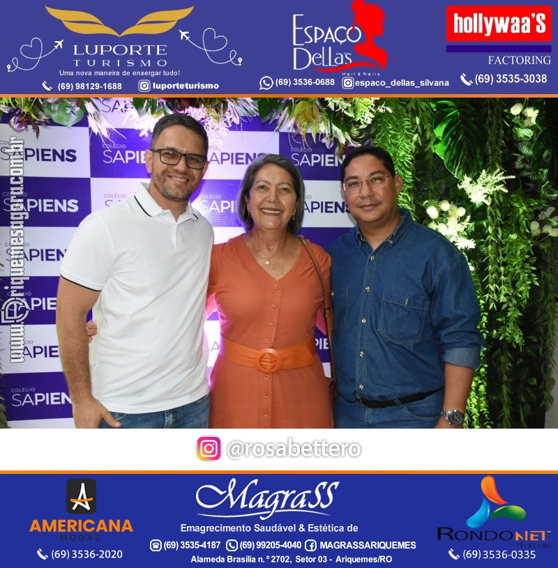 Coquetel Lançamento Oficial Colégio Sapiens Excelência em Ariquemes Rondônia