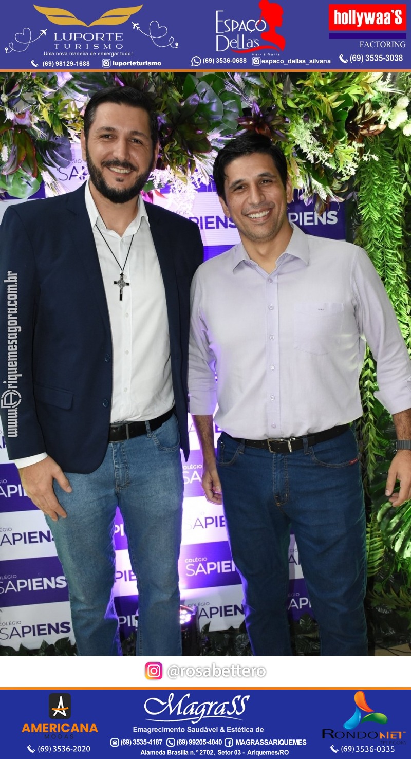 Coquetel Lançamento Oficial Colégio Sapiens Excelência em Ariquemes Rondônia