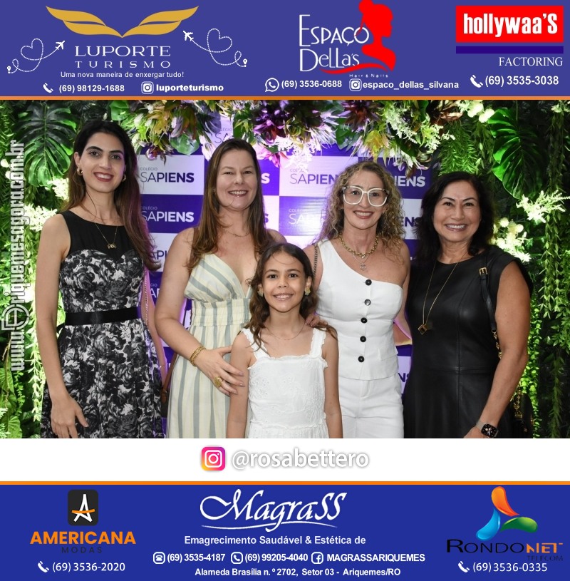 Coquetel Lançamento Oficial Colégio Sapiens Excelência em Ariquemes Rondônia