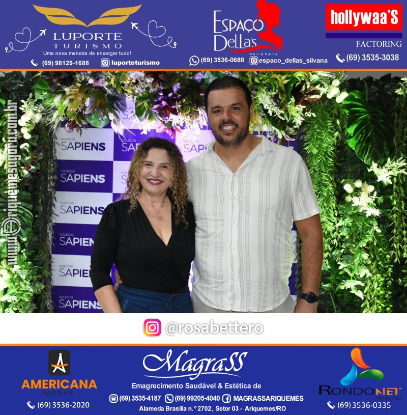 Coquetel Lançamento Oficial Colégio Sapiens Excelência em Ariquemes Rondônia