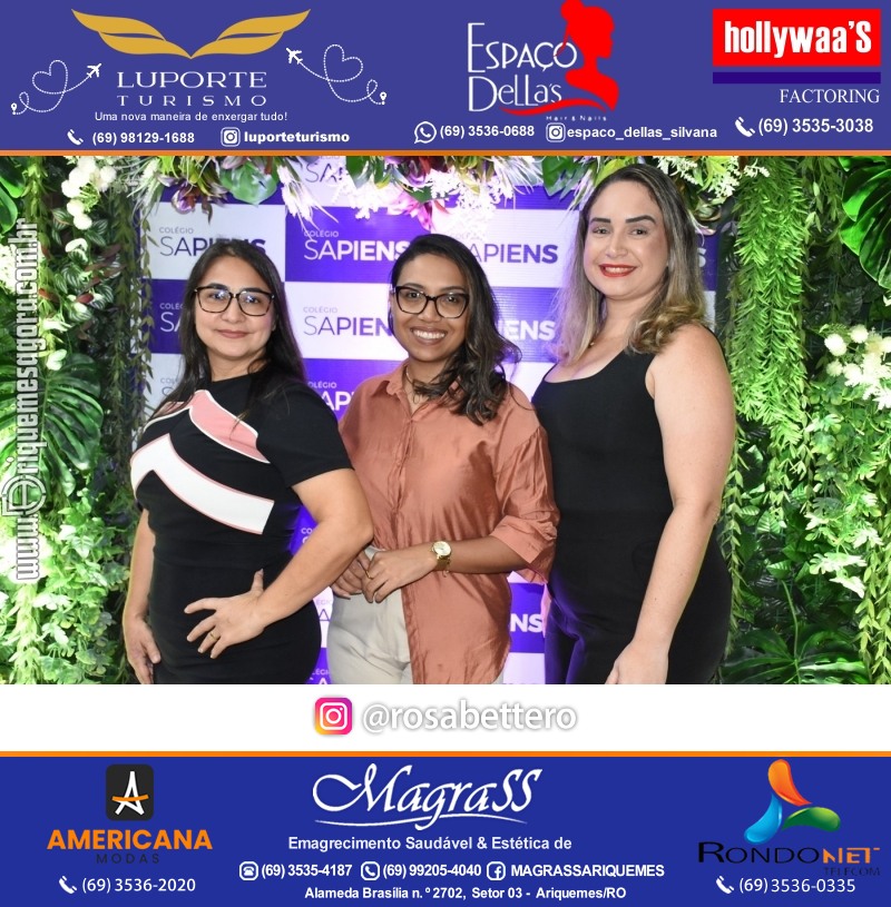 Coquetel Lançamento Oficial Colégio Sapiens Excelência em Ariquemes Rondônia