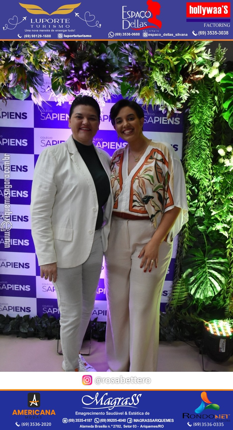 Coquetel Lançamento Oficial Colégio Sapiens Excelência em Ariquemes Rondônia