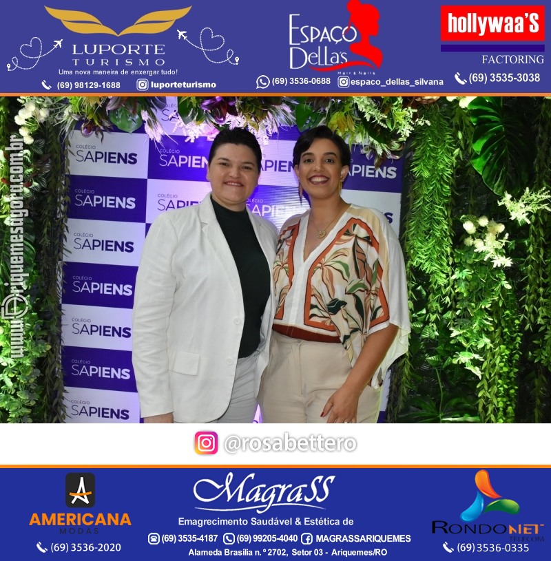 Coquetel Lançamento Oficial Colégio Sapiens Excelência em Ariquemes Rondônia