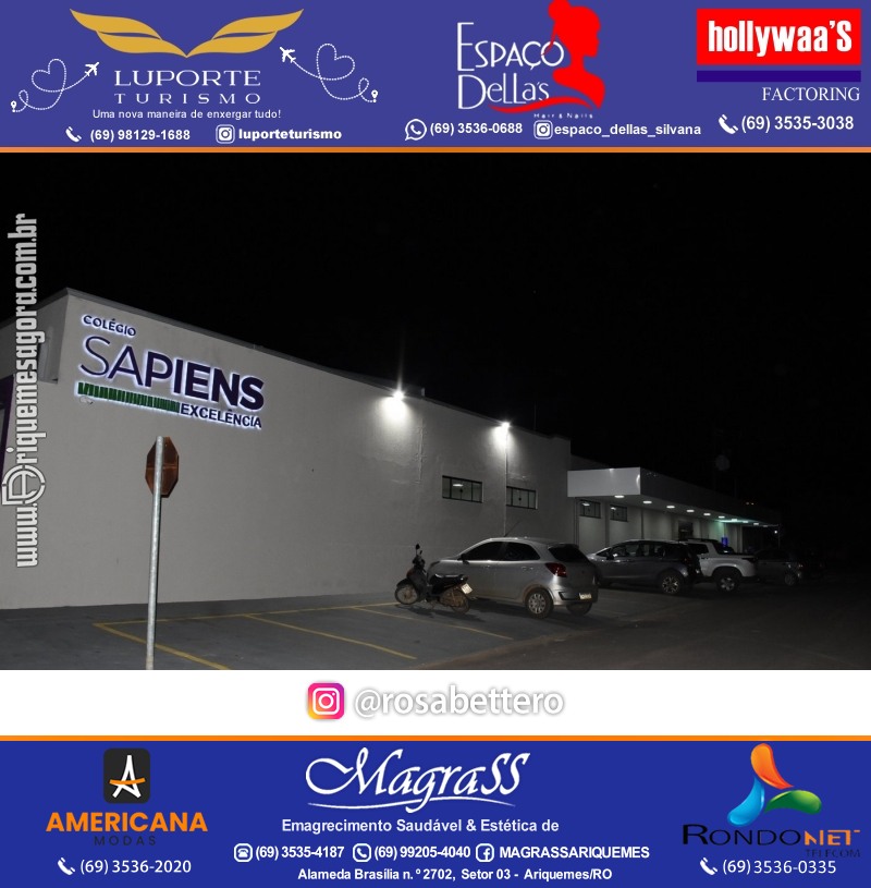 Coquetel Lançamento Oficial Colégio Sapiens Excelência em Ariquemes Rondônia