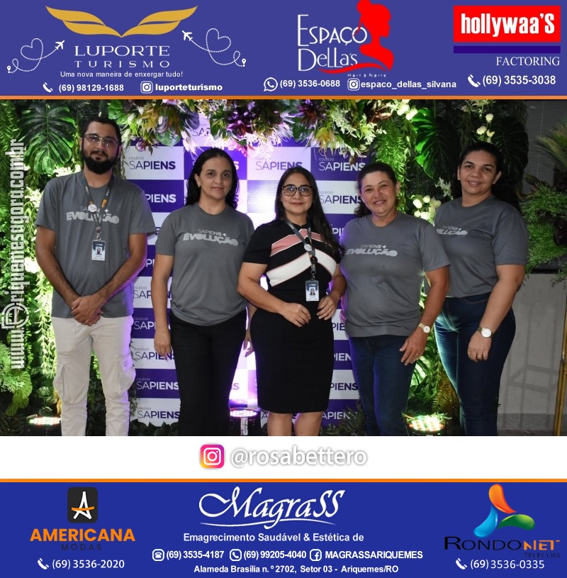 Coquetel Lançamento Oficial Colégio Sapiens Excelência em Ariquemes Rondônia