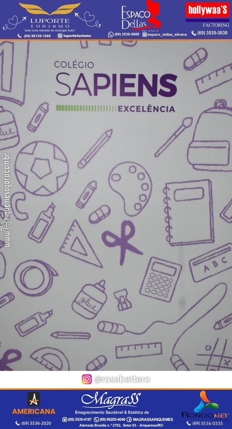 Coquetel Lançamento Oficial Colégio Sapiens Excelência em Ariquemes Rondônia
