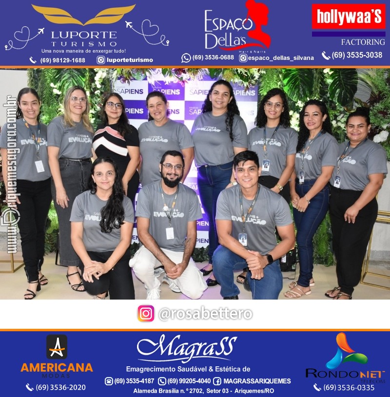 Coquetel Lançamento Oficial Colégio Sapiens Excelência em Ariquemes Rondônia