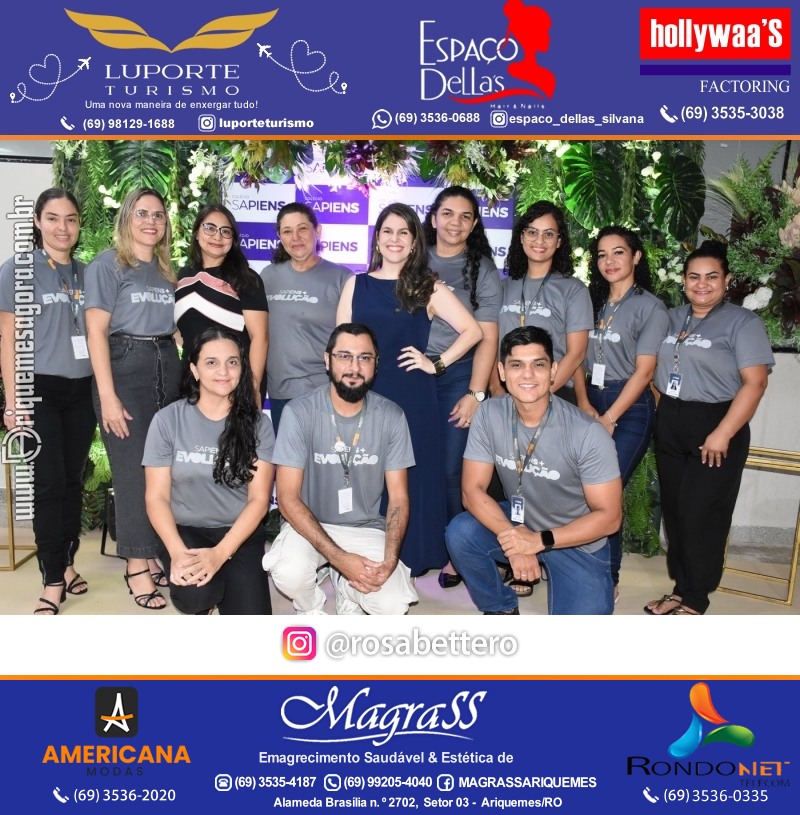 Coquetel Lançamento Oficial Colégio Sapiens Excelência em Ariquemes Rondônia