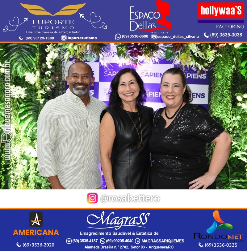 Coquetel Lançamento Oficial Colégio Sapiens Excelência em Ariquemes Rondônia
