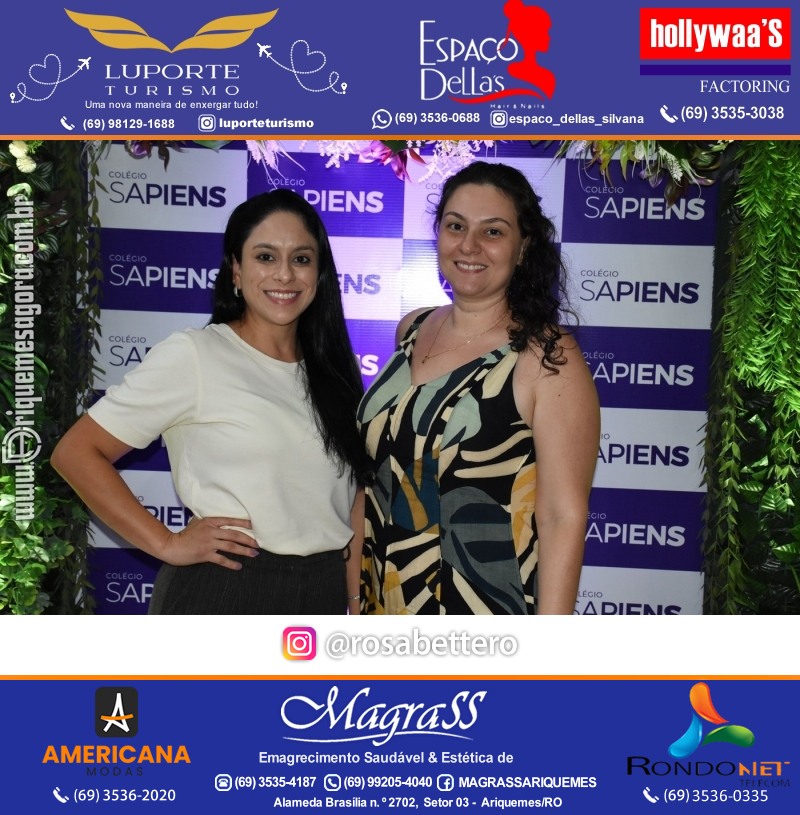 Coquetel Lançamento Oficial Colégio Sapiens Excelência em Ariquemes Rondônia