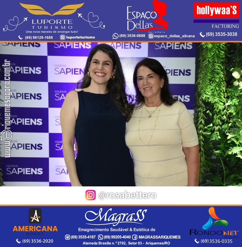 Coquetel Lançamento Oficial Colégio Sapiens Excelência em Ariquemes Rondônia