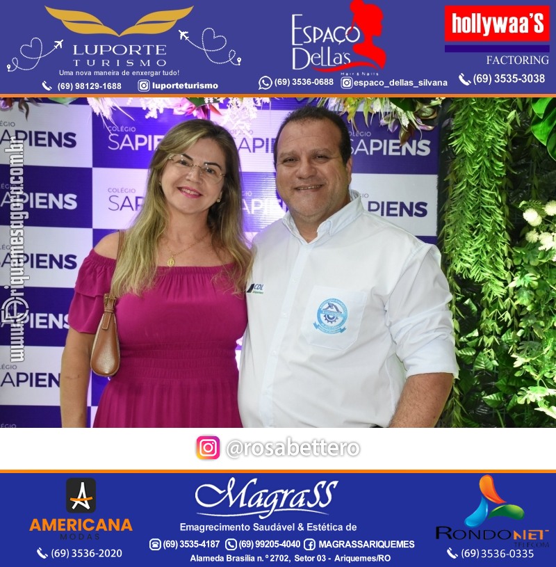 Coquetel Lançamento Oficial Colégio Sapiens Excelência em Ariquemes Rondônia