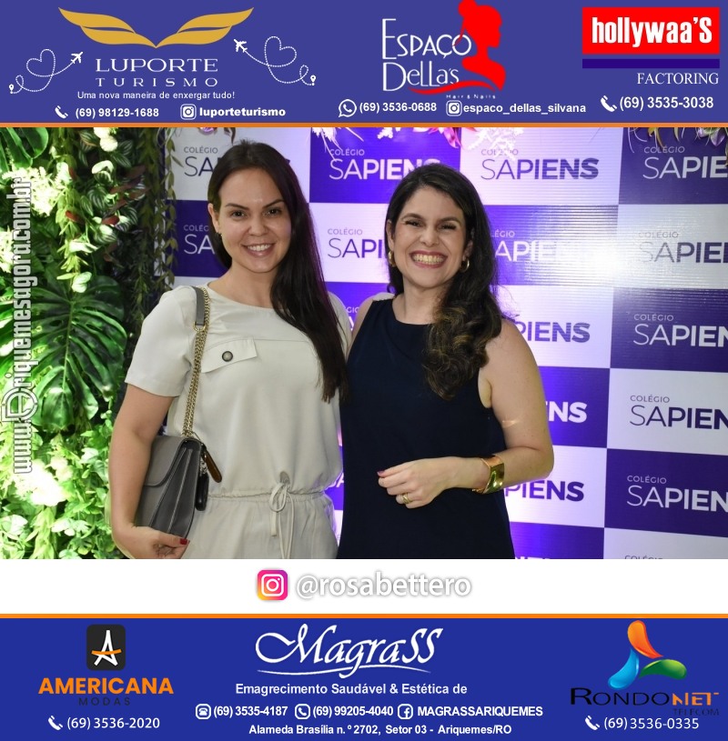 Coquetel Lançamento Oficial Colégio Sapiens Excelência em Ariquemes Rondônia