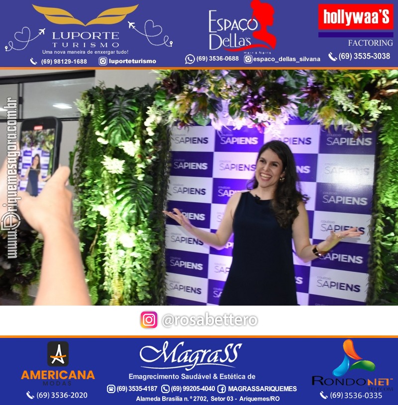 Coquetel Lançamento Oficial Colégio Sapiens Excelência em Ariquemes Rondônia