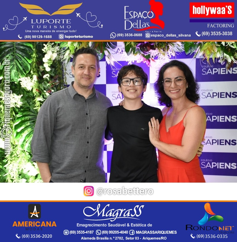 Coquetel Lançamento Oficial Colégio Sapiens Excelência em Ariquemes Rondônia